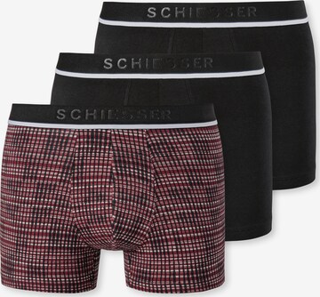 Boxers SCHIESSER en noir : devant