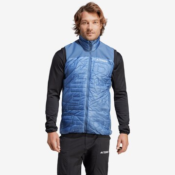 Gilet de sport 'Xperior Varilite' ADIDAS TERREX en bleu : devant