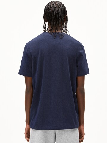 ARMEDANGELS T-Shirt ICONIC Å MAARKOS MLNG in Blau