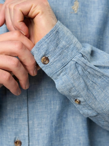 MCS Regular fit Overhemd 'Dean' in Blauw