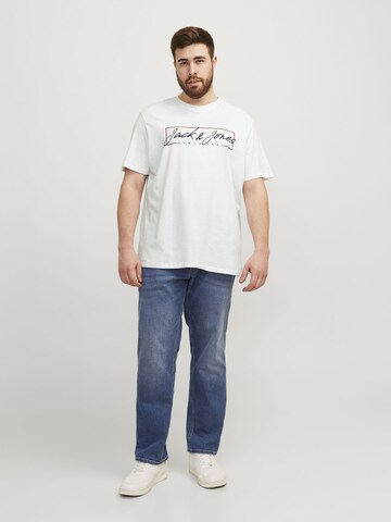 T-Shirt 'ZURI' Jack & Jones Plus en bleu