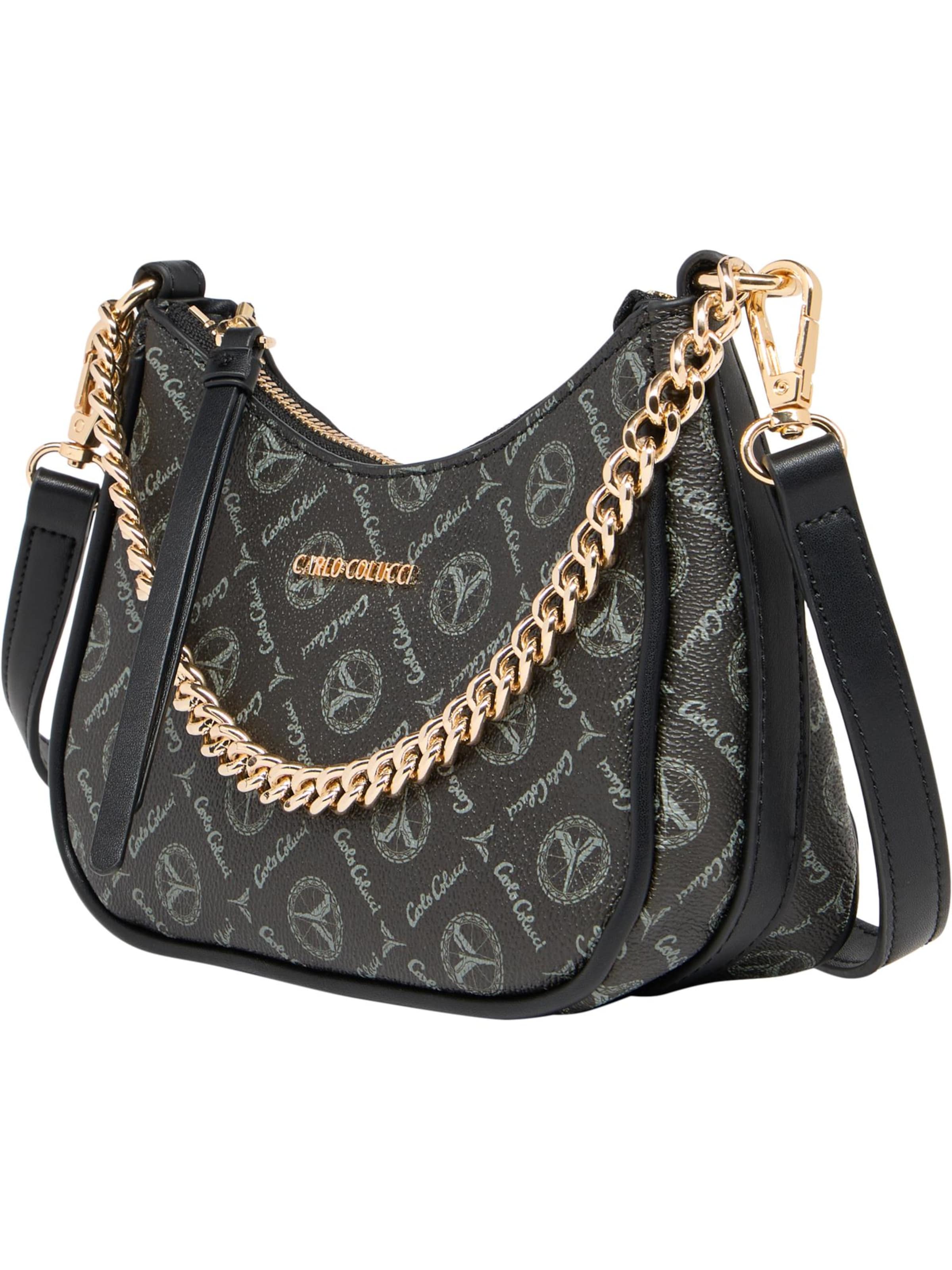 Sac à bandoulière ' Del Vecchio ' Carlo Colucci en noir