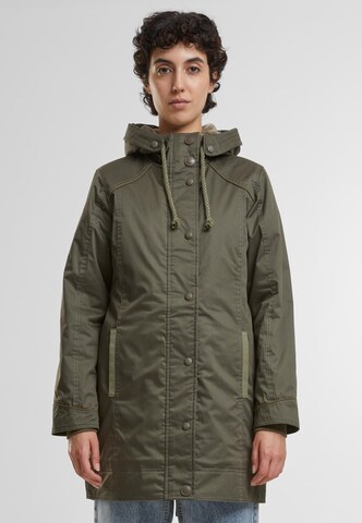 Brandit Winter parka 'Savannah' in Green: front
