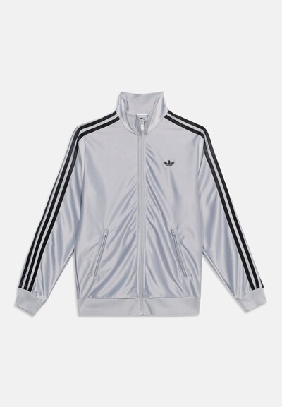 ADIDAS ORIGINALS Sweat jacket 'FIREBIRD' in 128 in Silver grey / Black, Item view