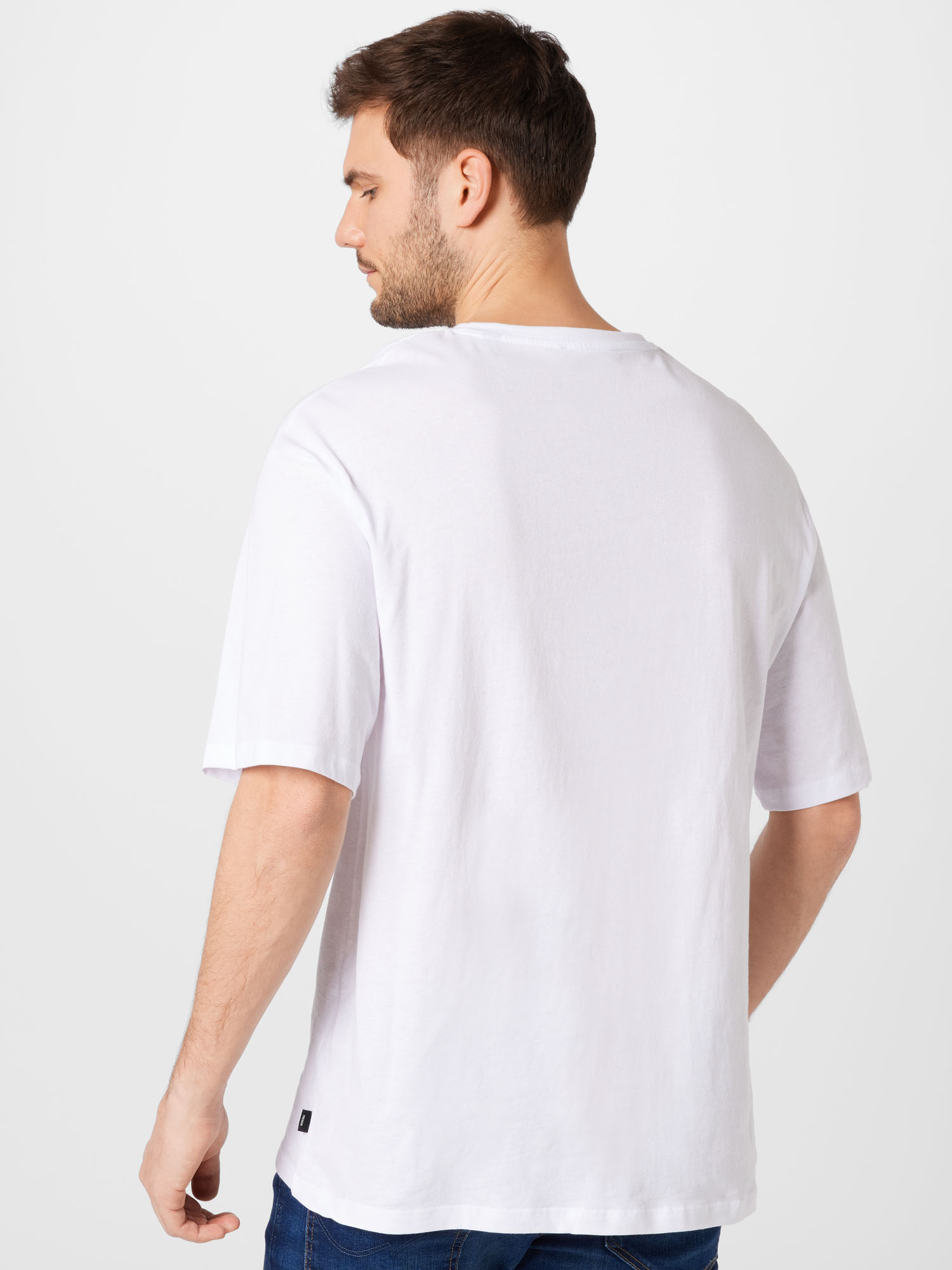 Koszulki xAgzQ JACK & JONES Koszulka w kolorze Białym 