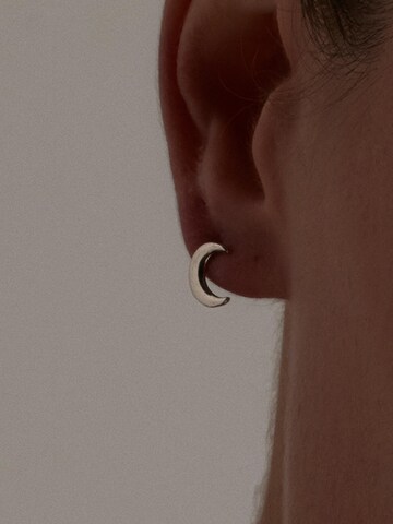 Luxenter Ohrringe 'Crescent' in Silber