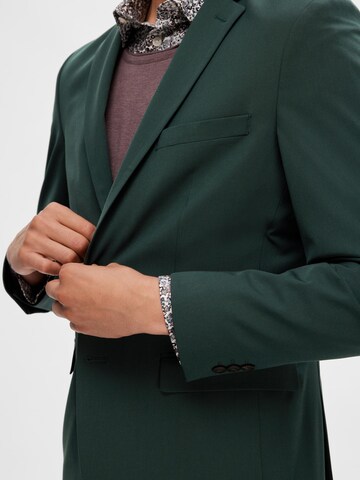 SELECTED HOMME Slim fit Business-colbert 'Liam' in Groen