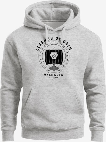 Neverless Sweatshirt 'Legends of Odin' in Grey: front