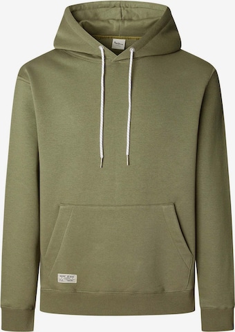 Pepe Jeans Sweatshirt 'Thyssen' in Khaki, Dark Green ABOUT YOU