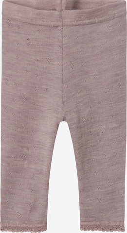 NAME IT Leggings 'NBFWang' in Lila: Vorderseite