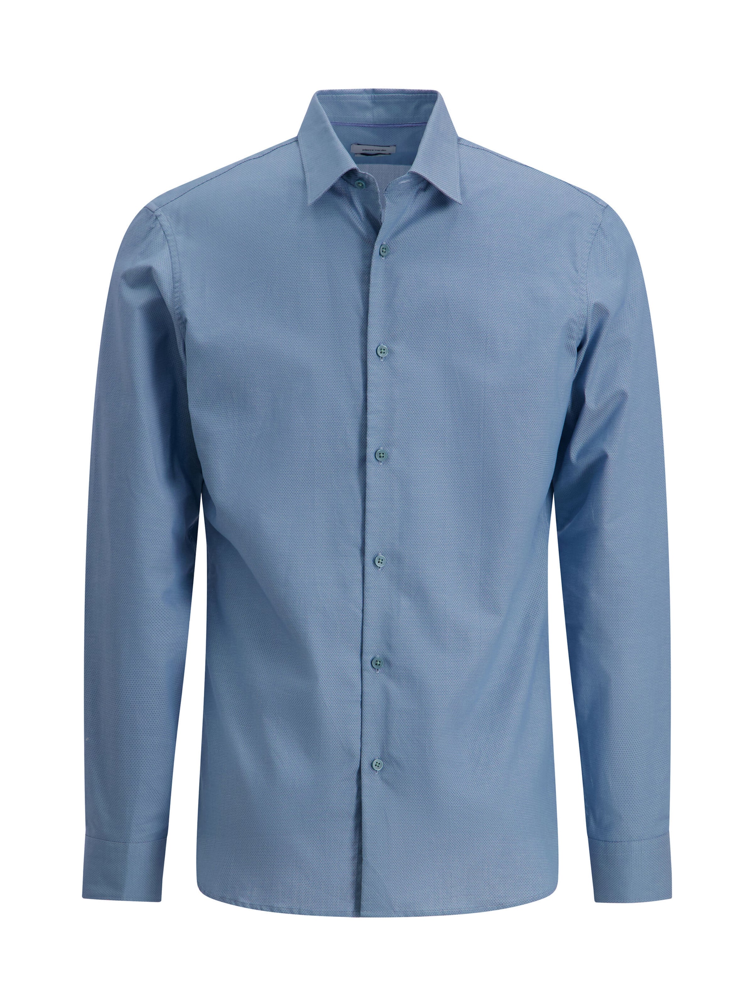 PIERRE CARDIN Regular fit Business shirt in Blue: front