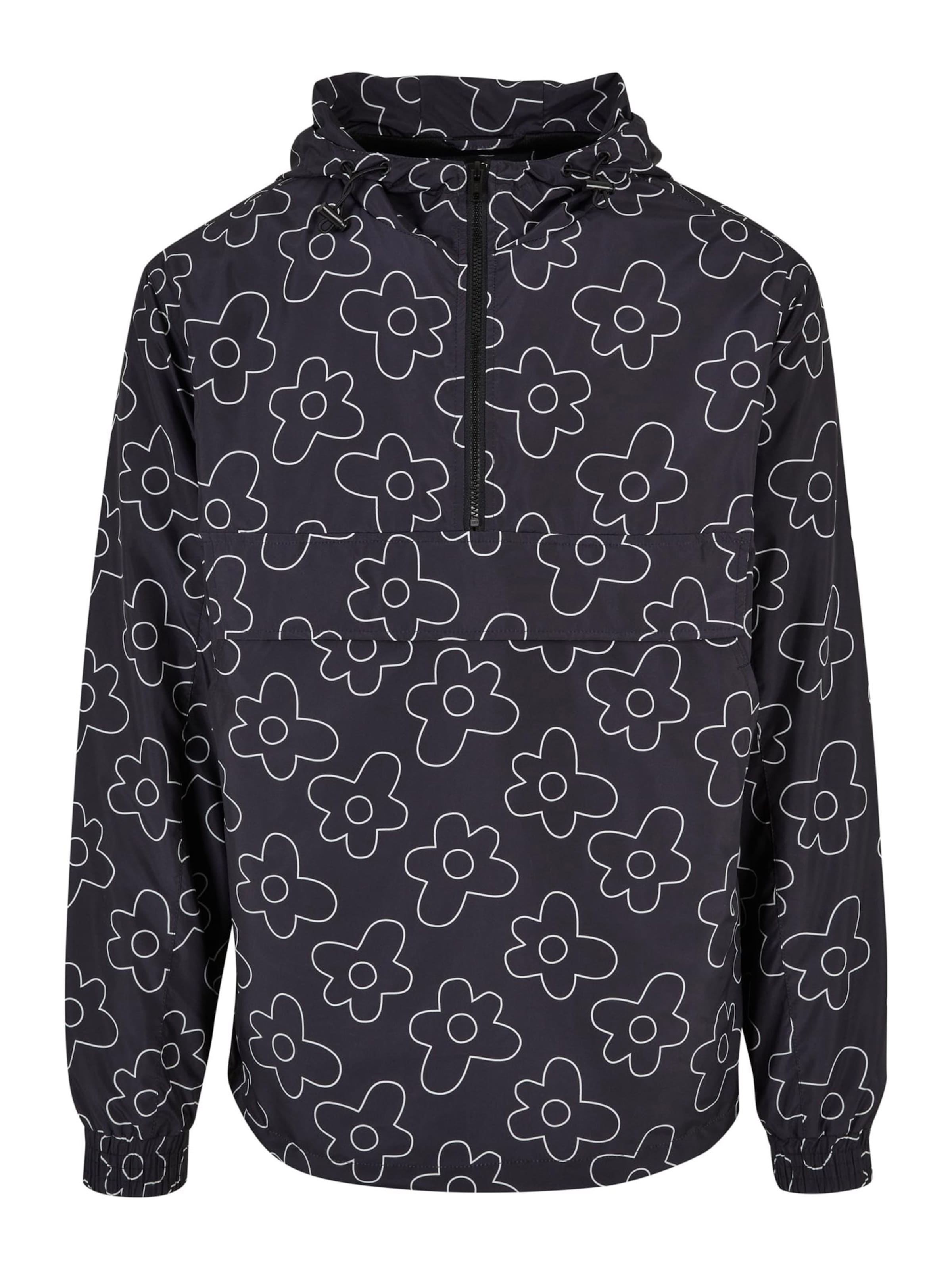 Urban Classics Jacke in Schwarz: Vorderseite