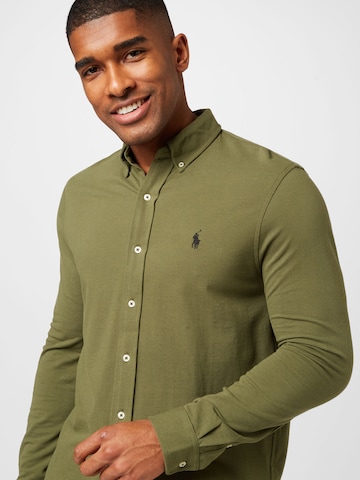 Polo Ralph Lauren - Ajuste estrecho Camisa en verde