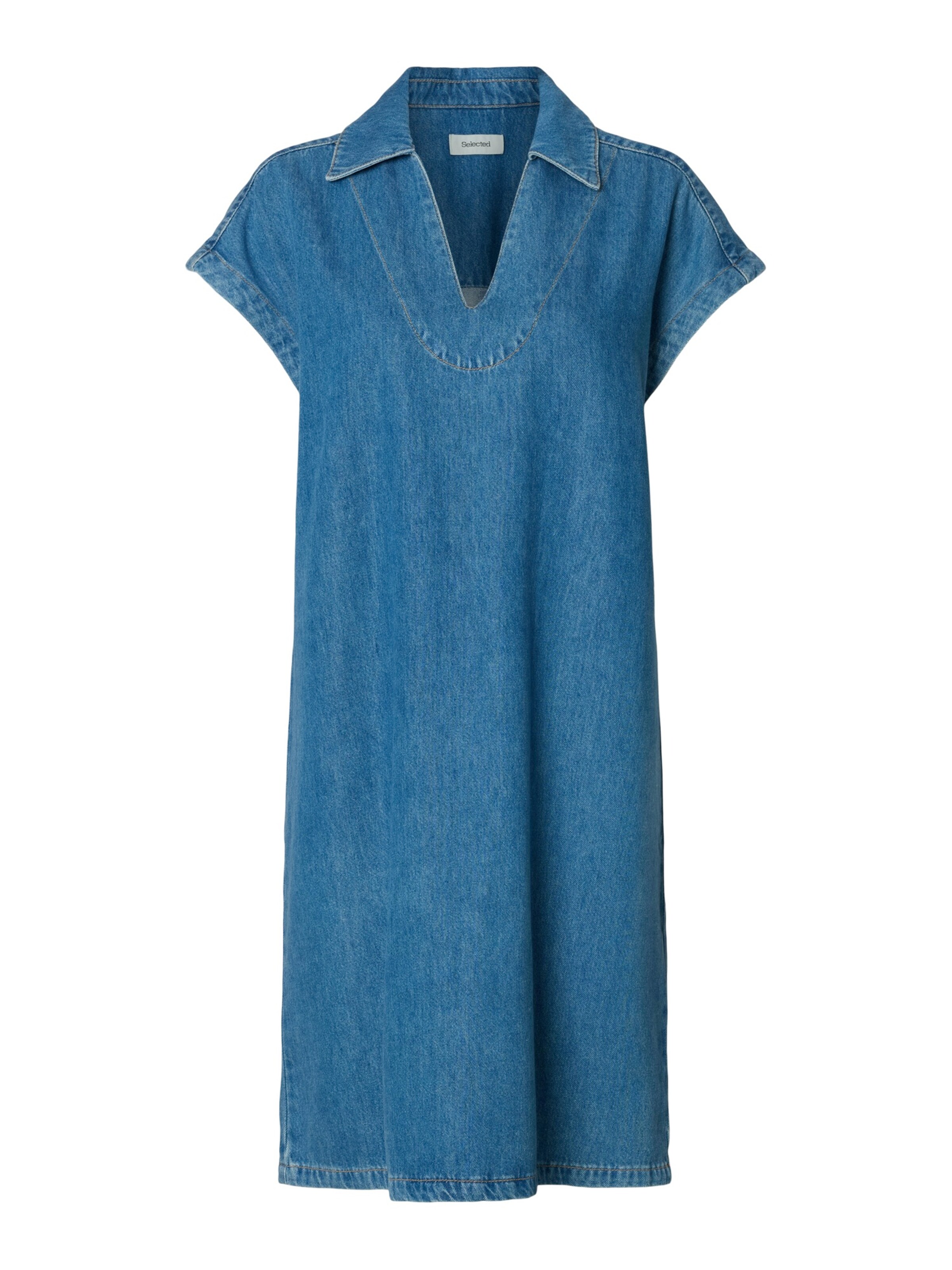 SELECTED Klänning 'SLFTENNA' i 34 i blå denim, Produktvy