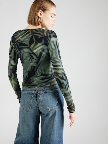 DIESEL Shirt 'T-BANES-NC' in Groen