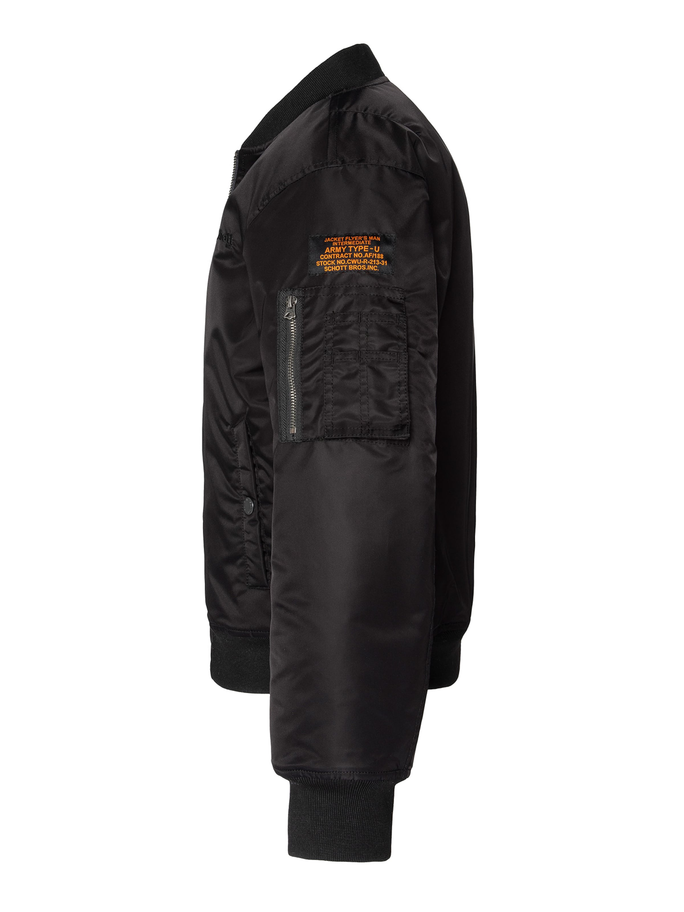 Veste mi-saison Schott NYC en noir