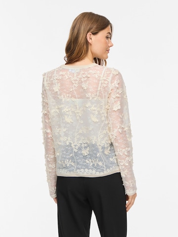 VILA Gebreid vest 'VIJulietta' in Beige