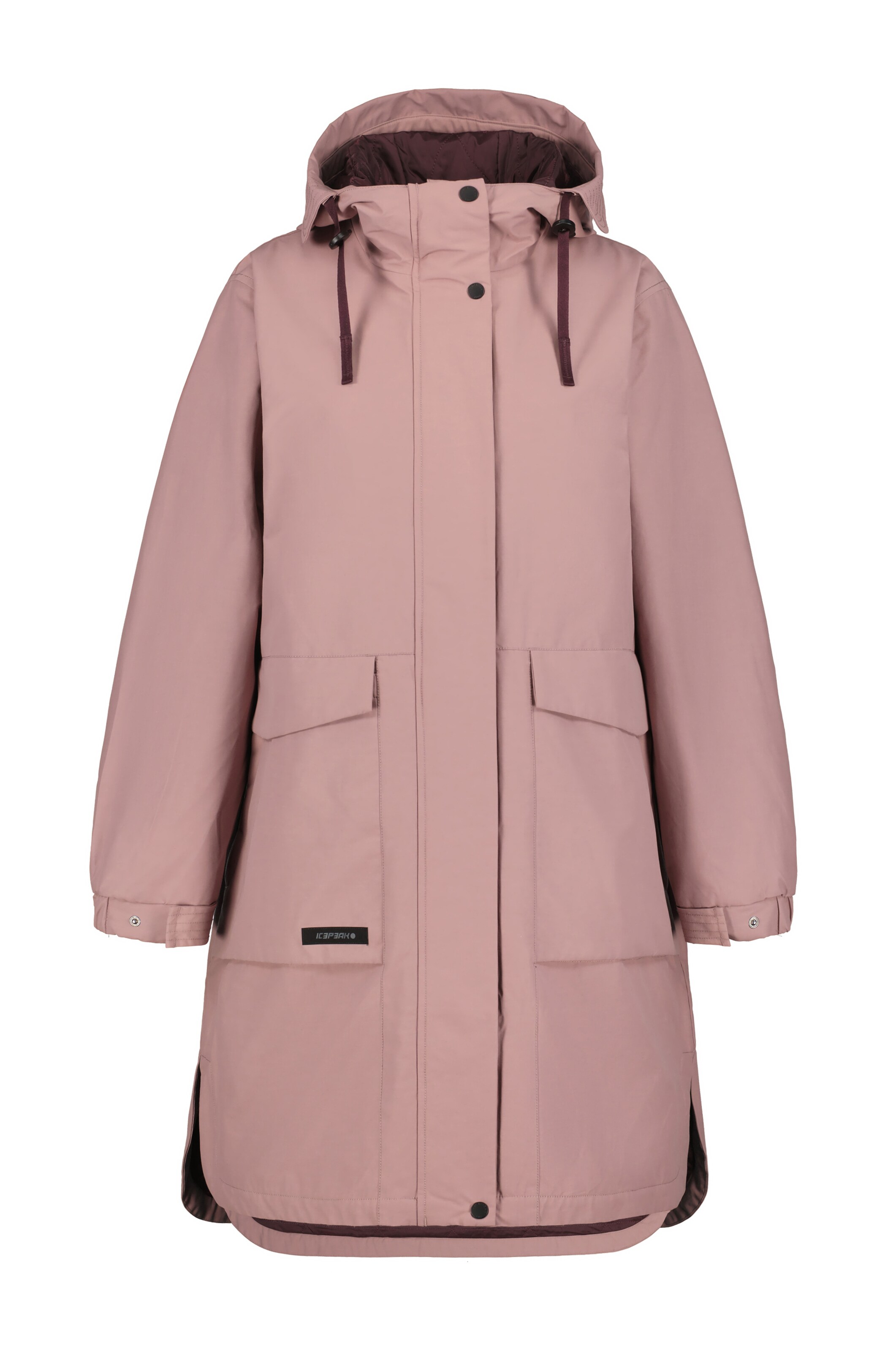 ICEPEAK Outdoormantel in Lila: Vorderseite