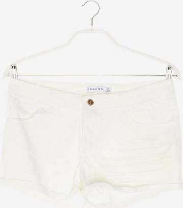 Amisu Jeans-Shorts 30-31 in Weiß: predná strana