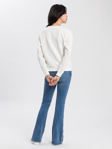 Cross Jeans Sweatshirt in Weiß