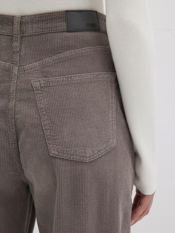 Mavi Tapered Pleat-Front Pants ' LAURA ' in Grey