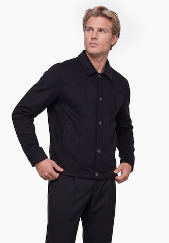 DreiMaster Klassik Between-season jacket 'Classic' in Black: front