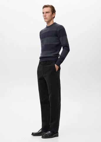 MANGO MAN Regular Pants 'Voyage' in Black