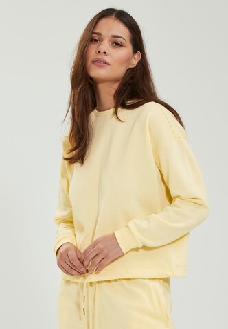 Athlecia Sweatshirt 'Soffina' in Gelb: Vorderseite