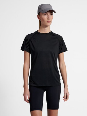 T-shirt fonctionnel 'Beat' Newline en noir : devant