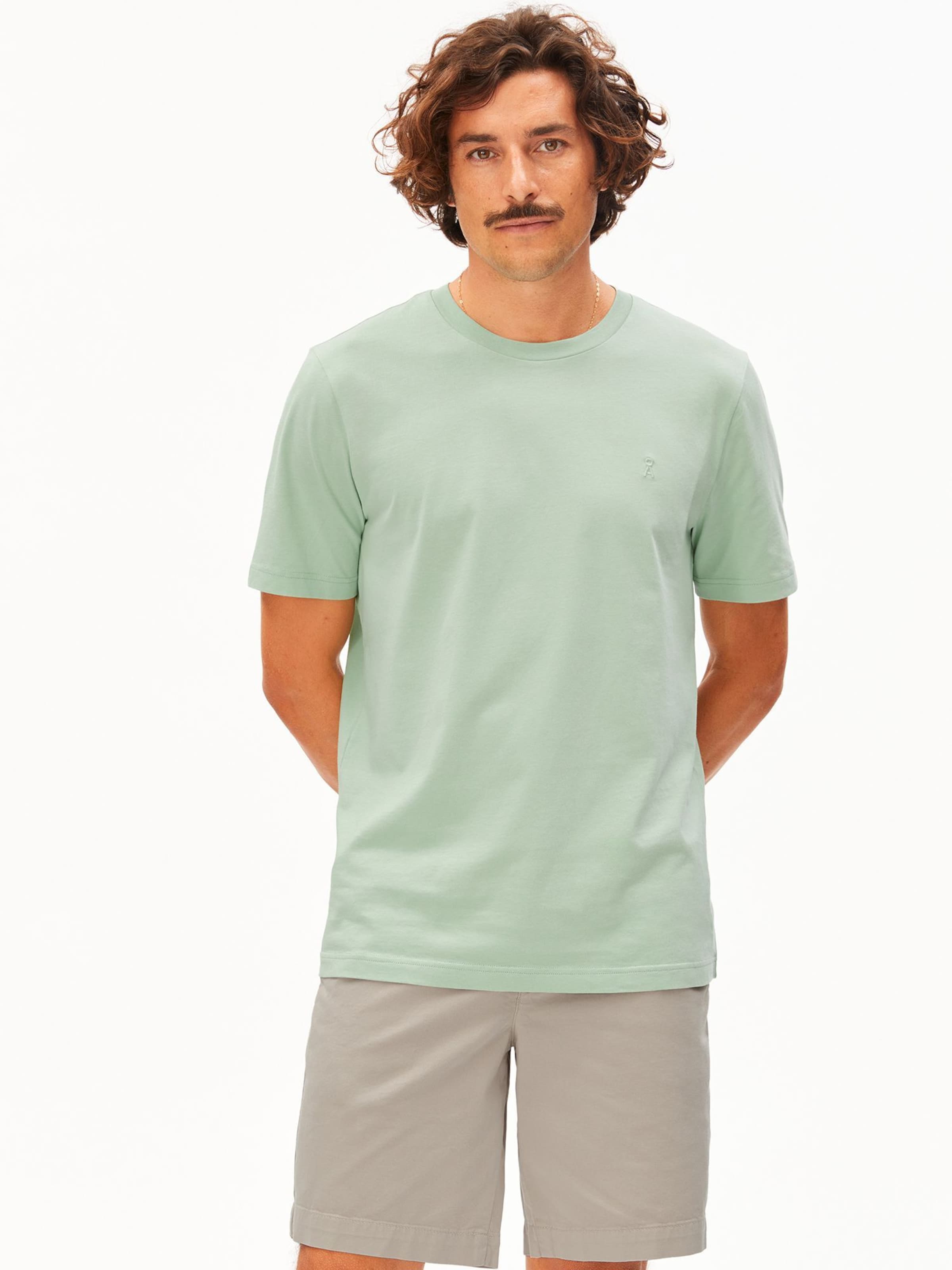 ARMEDANGELS Shirt in Green: front