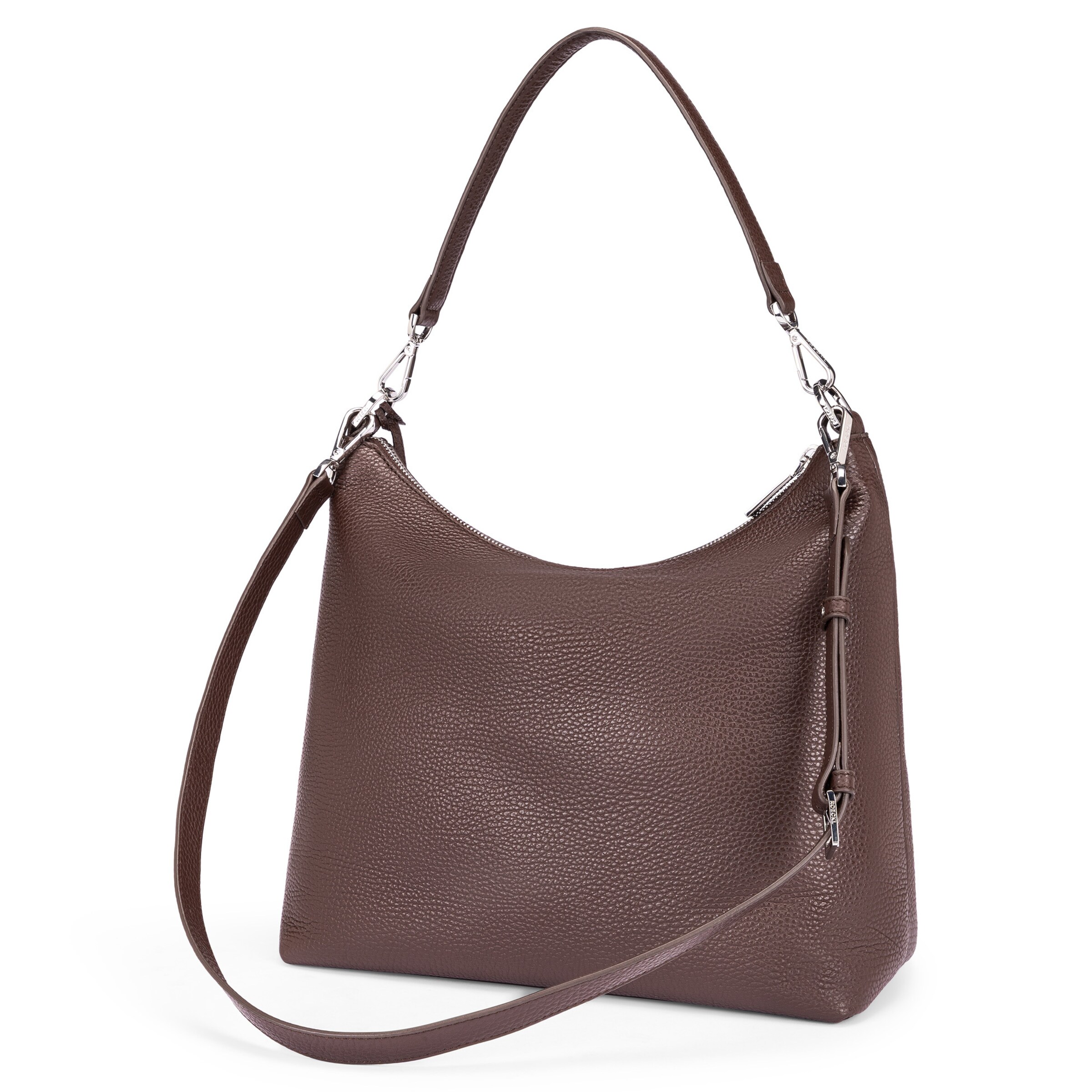 Roeckl Schoudertas 'DIANA SCHULTERTASCHE MEDIUM' in Bruin