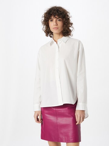 CINQUE - Blusa 'TARINA' em branco: frente