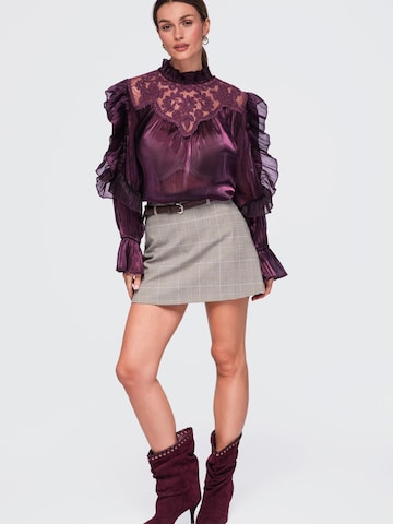 Ombre Blouse in Rood