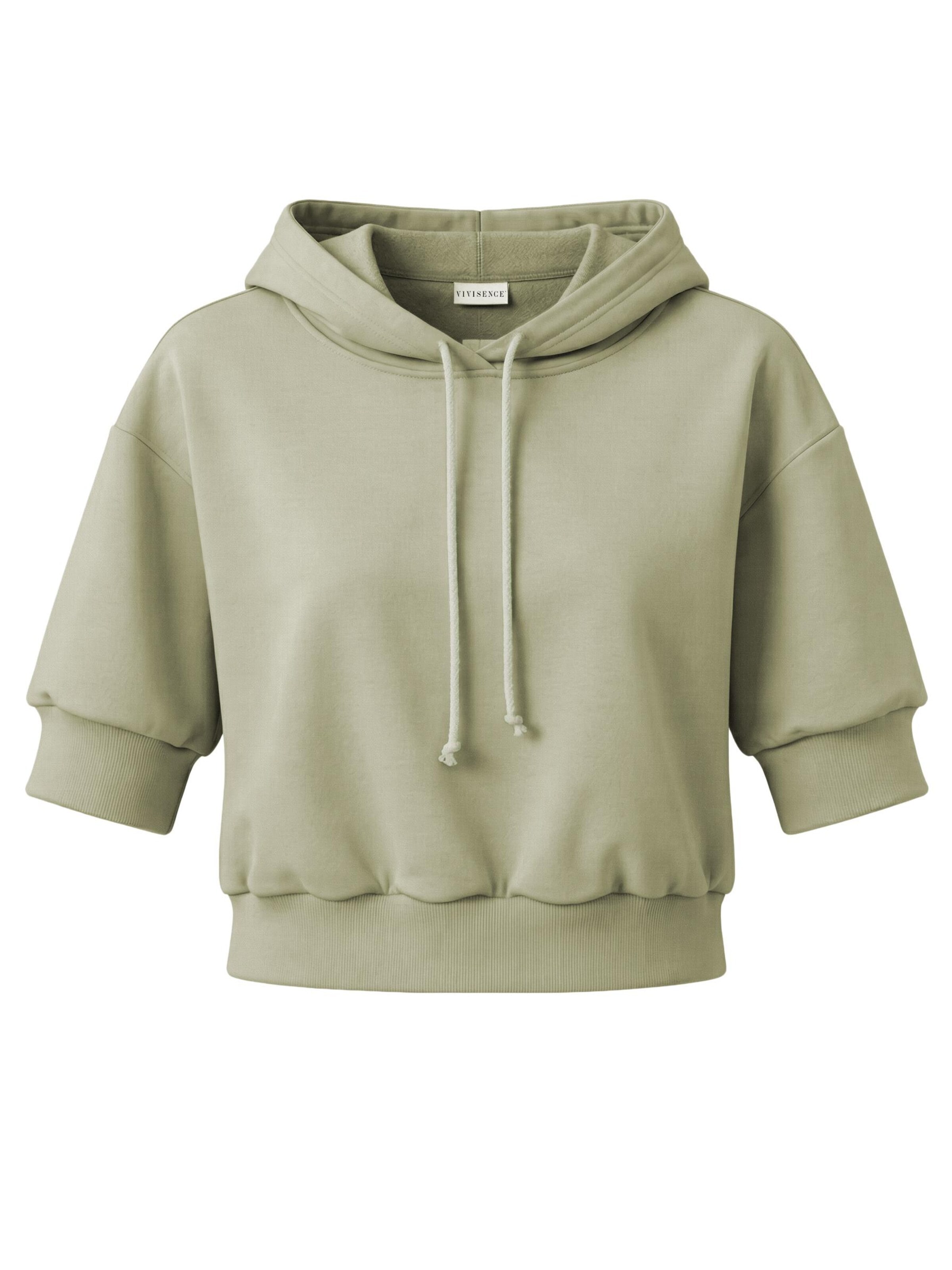 Vivisence Sweatshirt '9008' in Groen: voorkant