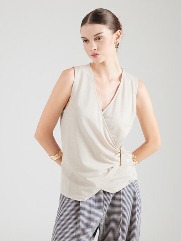 Haut 'Flores' ABOUT YOU en beige : devant