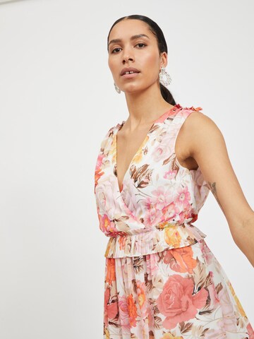 VILA - Vestido de cocktail 'Hibiscus' em branco