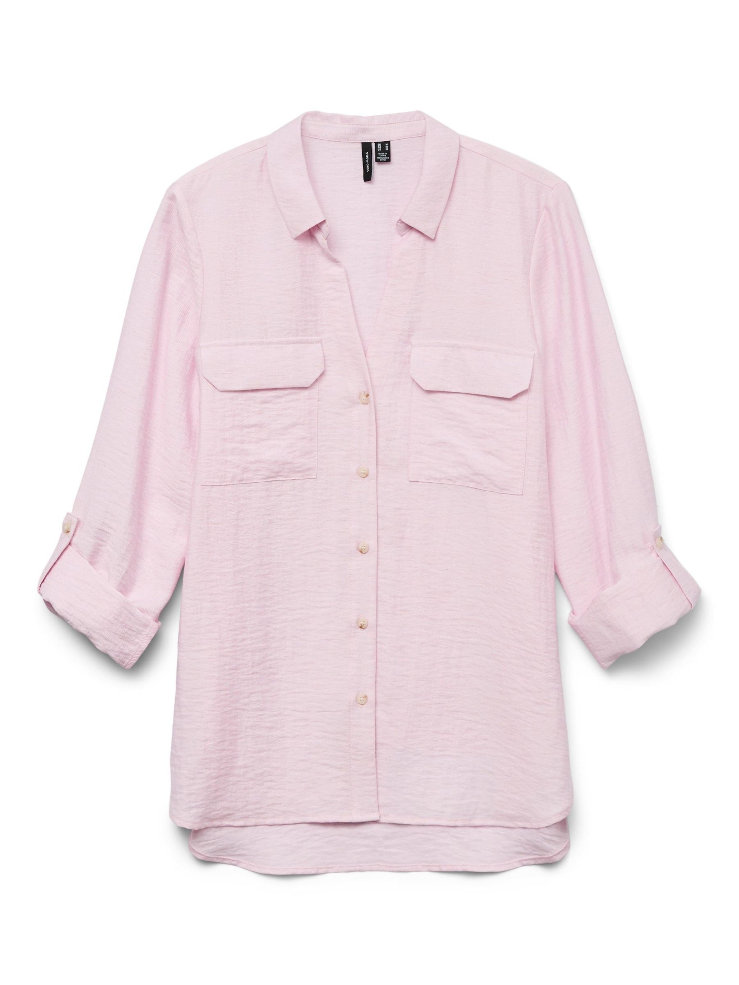 Chemisier 'VMRay ' VERO MODA en rose : devant