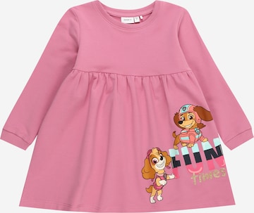 Robe 'FULA PAWPATROL' NAME IT en rose : devant