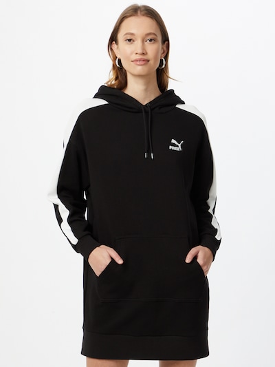 PUMA Šaty - černá / bílá, Model/ka