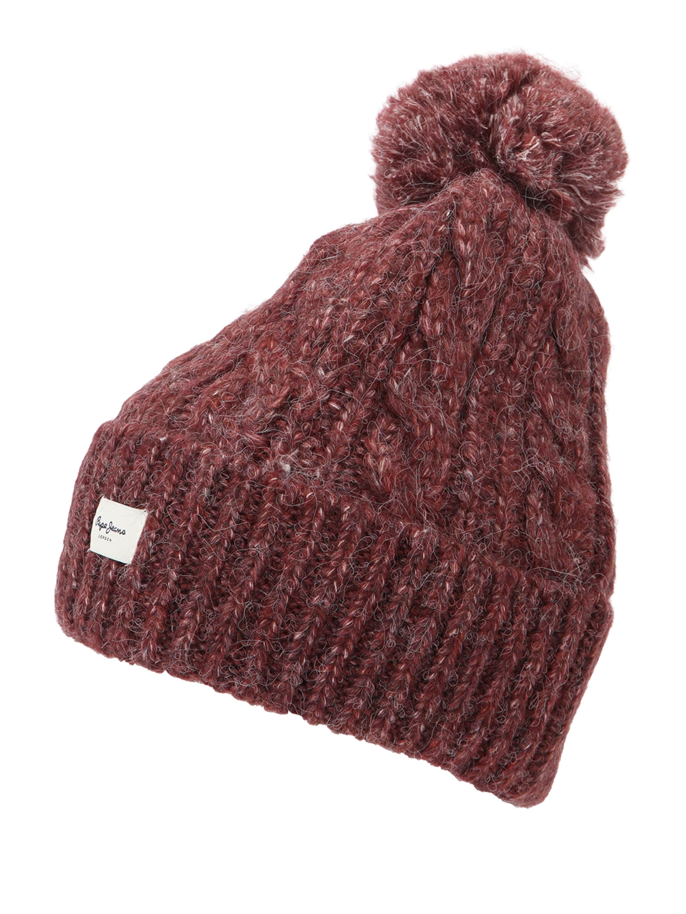 Pepe Jeans Čepice 'FIONA' – červená: přední strana