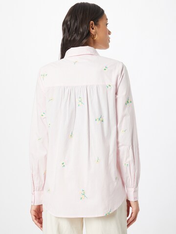 PIECES Blus 'SUMMER' i rosa