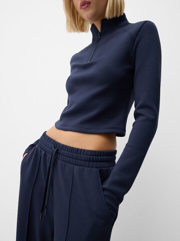 Bershka Sweatshirt in Blauw