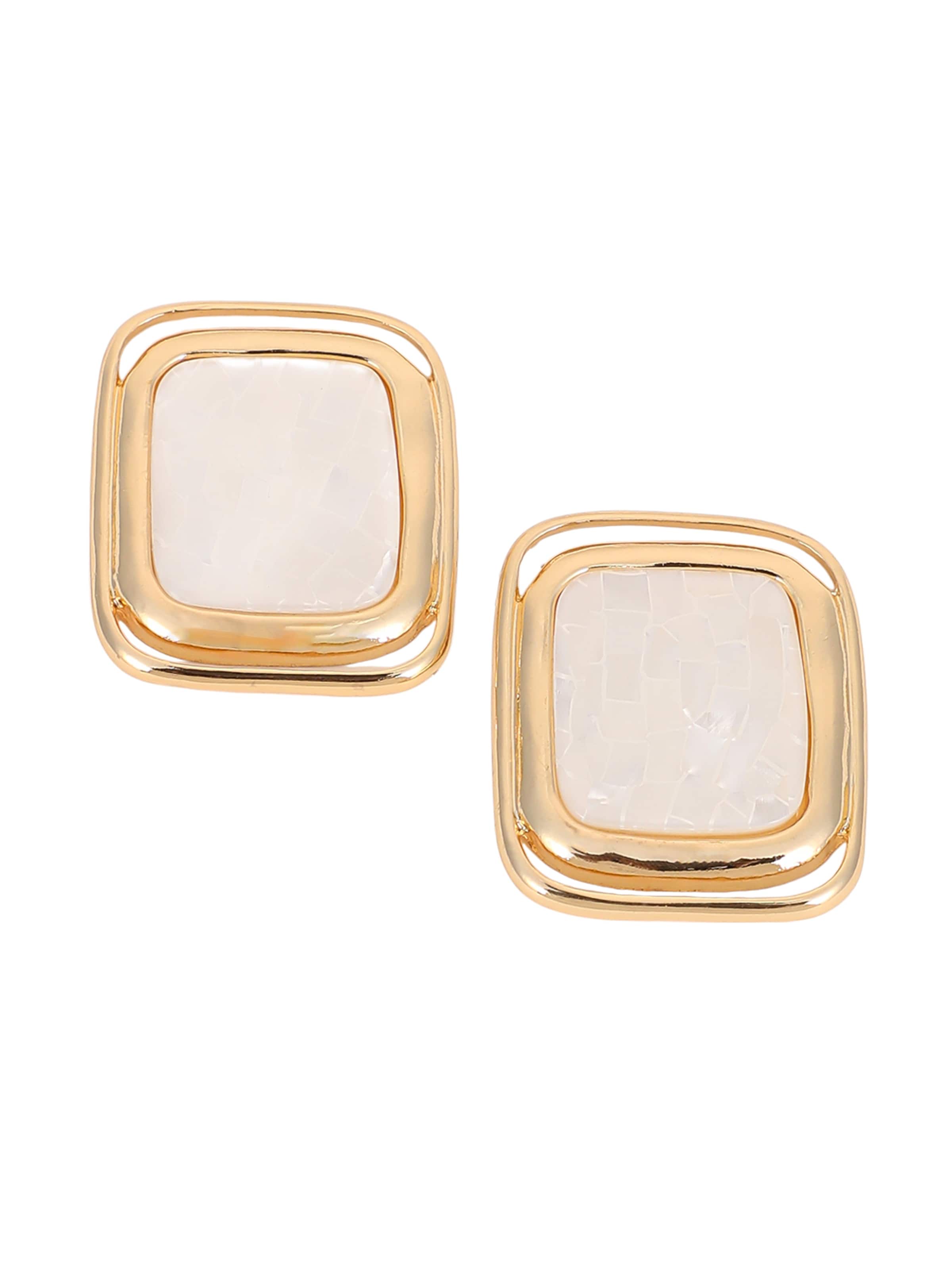 Auskarai 'Kinslee' iš SOHI, spalva – Auksas / perlų balta, Prekių apžvalga