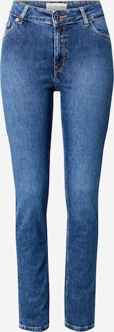 MUD Jeans - Slimfit Vaquero 'SWAN' en azul: frente