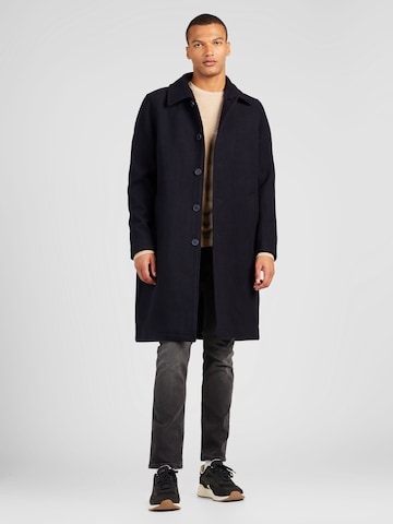 Clean Cut Copenhagen Between-seasons coat 'Carlos' in Blue