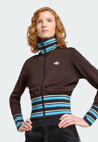 ADIDAS ORIGINALS Jopa na zadrgo 'Vintage' | rjava barva