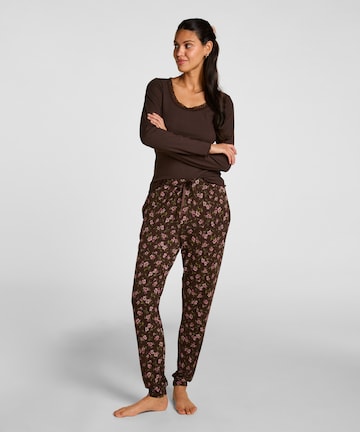 Hunkemöller Slaapshirt in Bruin