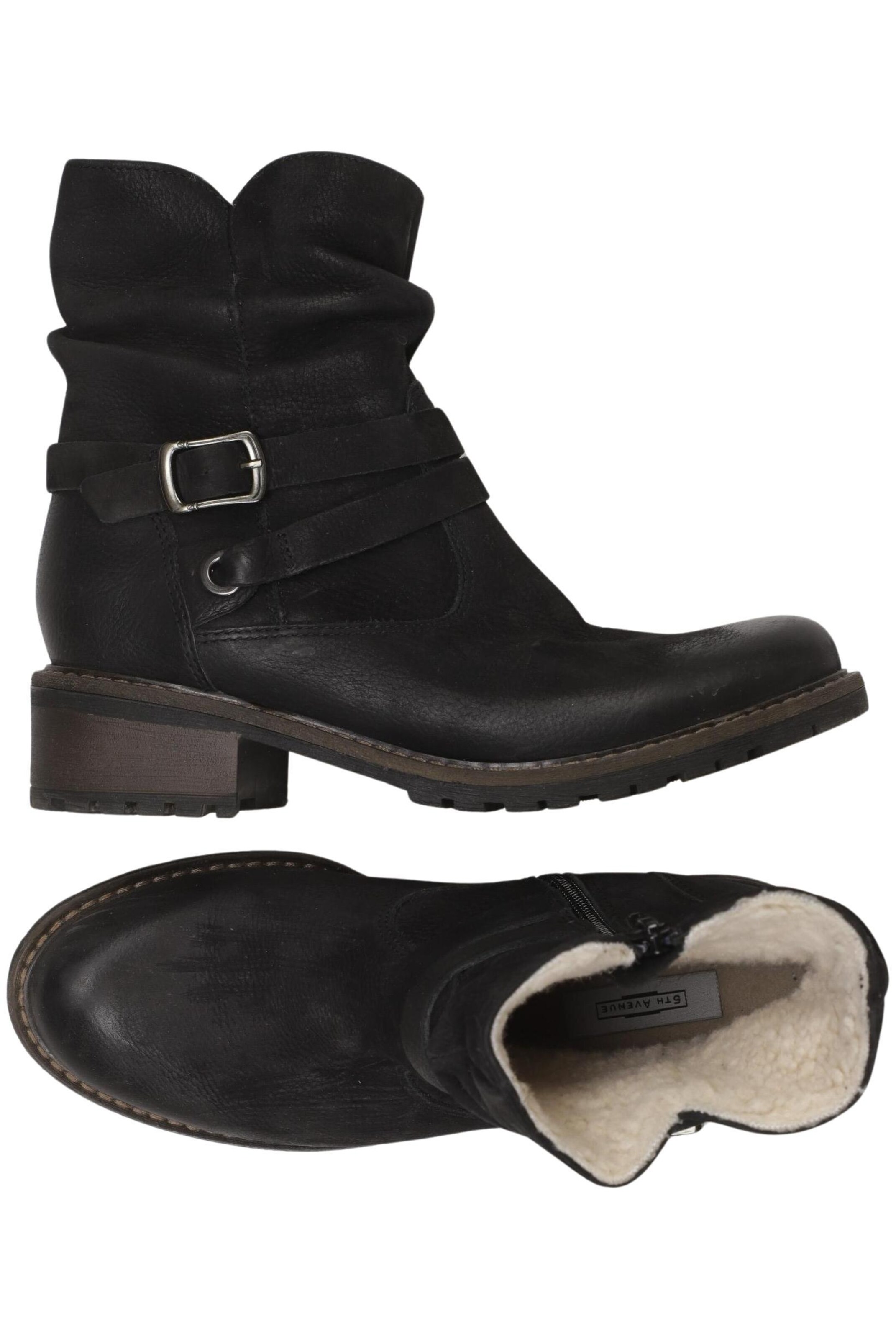 5TH AVENUE Stiefelette 38 in Schwarz: Vorderseite