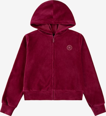 CONVERSE Collegetakki värissä punainen: etupuoli