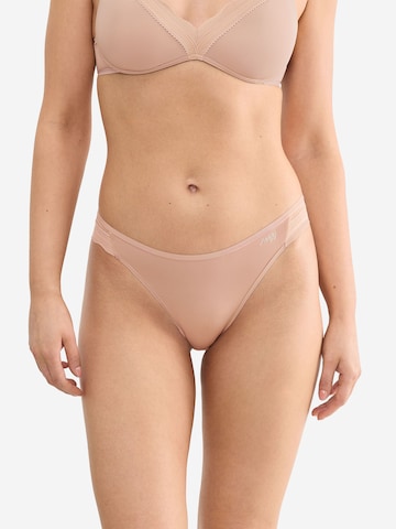 SLOGGI Slip ' Blue GO Blush ' in Beige: voorkant